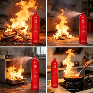 ALU. <span class=keywords><strong>Extincteur</strong></span> à mousse anti-incendie en alliage non toxique, facile à utiliser, durable, 500 ml, fabricant <span class=keywords><strong>d</strong></span>'extincteurs pour voitures - Product Image 5