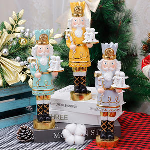 Redeco Nouveaux Ornements De Noël Personnalisés Résine Noyer Soldat Pain D'épice Homme <span class=keywords><strong>Casse</strong></span>-<span class=keywords><strong>Noisette</strong></span> Figurine De Noël Cadeau Décoration De La Maison - Product Image 5