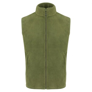 Men's Reversible Fleece Vest Thickening Winter Protection Leisure Workwear Straight Hem 90% Main Fabric - Product Image 4