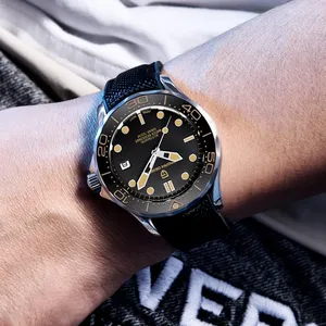2020 nuova PAGANI DESIGN Degli Uomini Meccanici Della Vigilanza PD-1667 Uomini Di Lusso Automatico Vetro Zaffiro Impermeabile di Nylon Orologi Da Polso In Gomma OEM - Product Image 2