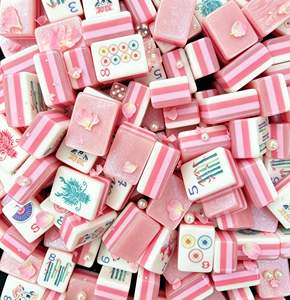 ชุดไพ่นกกระจอกอะคริลิคสีแดงแบบอเมริกัน OEM ODM จำนวน 160 แผ่น ตัวเลือก 1-4 ชั้น บรรจุภัณฑ์งานศิลป์แบบกำหนดเอง โรงงานผลิตโดยตรง - Product Image 4