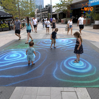 Pantalla LED Urbana para Suelo MICLED P2.6 P3.91, Arte Interactivo de Neón para Instalación en Plazas Públicas de Ciudades, Venta al Por Mayor