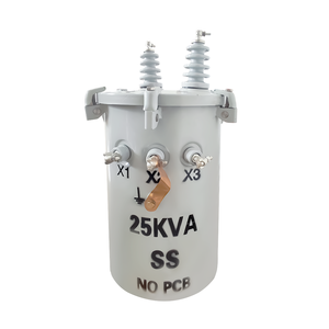 Transformador de Distribución de Montaje en Poste JIKAI de 10 kVA, Monofásico de 10 kV, Tipo CSP, Doble Voltaje, Cumple con ANSI/IEC - Product Image 5