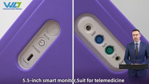 5.5인치 터치스크린 수의학용 동적 NIBP 모니터, 불안한 동물에 적합, 앱 데이터 전송 지원 - Product Image 4