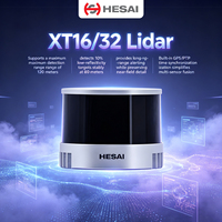 LiDAR 3D Hesai XT32 de gamme moyenne pour robot de livraison autonome et véhicule logistique