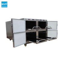 Refroidissement par air sans givre 2 cadavres morgue cadavre congélateur réfrigérateur mortuaire à vendre