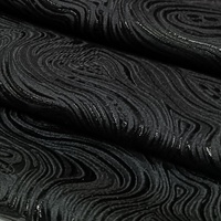 Tissu Jacquard Brocart Métallique Floral Teint en Fil de Polyester Tressé Fil Doré 3D Personnalisé en Usine pour Robe Femme JSH-4459