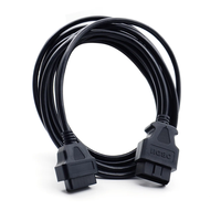 Conectores de Cable de extensión de coche OBD2 OBD II de 10 metros, conector macho a hembra de 16 Pines, 10m para interfaz de conector ELM327 automático
