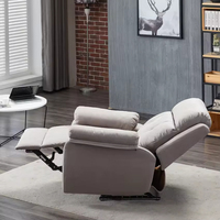 Fauteuil lounge en cuir PU de style moderne et simple, élégant et confortable, pour salon