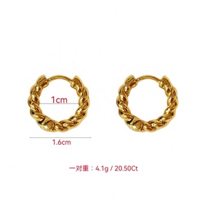 Heart Fruit Flower Earrings <b>for</b> <b>Women</b> Sculptural Earrings Stainless Steel Exaggerated Geometric Earrings - Product Image 5