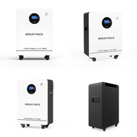 Batterie ESS montée au sol 51,2 V 16 kWh 314 Ah, batterie de stockage solaire intelligente 15 kWh 300 Ah avec BMS, systèmes de stockage d'énergie domestique