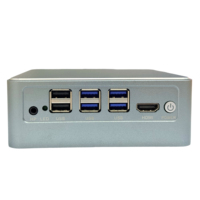 Boîtier NUC portable Intel 12e/13e génération, double LAN 4 ports, affichage 4K, mini PC pour affichage numérique, entreprise, bureau