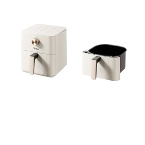 Friteuse à air Midea KZE4515 4,5 L, électrique, de comptoir, carrée, revêtement céramique antiadhésif, cuisson rapide, multifonctionnelle, pour usage domestique - Product Image 1