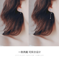 Nouvelles boucles d'oreilles tendance en argent sterling 925 pour femmes et filles, cadeau, bijoux tendance, boucles d'oreilles coréennes