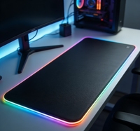 Tapis de souris RGB de haute qualité Tigerwings, tapis de souris E Certificate personnalisé, taille XXL, tapis de souris de jeu LED RGB