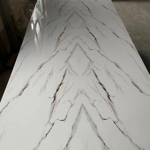 Pannello Murale in PVC Effetto Marmo Lucido Anti-Acqua, Installazione Facile con Colla, Design Colorati Personalizzabili Fai-da-Te - Product Image 4