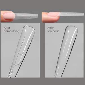 Dụng cụ làm móng acrylic dạng khuôn kép MR Nail, logo tùy chỉnh, khuôn kép hai lớp đáy và mặt trên, bán buôn đầu móng dạng khuôn kép - Product Image 1