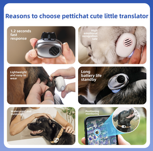 Dispositivo Traductor de Mascotas con IA <span class=keywords><strong>para</strong></span> Perros y Gatos, Comunicación en Tiempo Real entre Humanos y Mascotas, Dispositivo con Alta Tasa de Reconocimiento de Emociones - Product Image 3