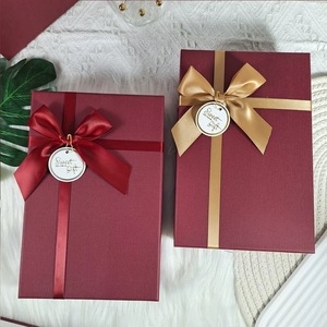 Customized <b>Design</b> Elegant Business Ribbon Brand Activity Small Box Craft Gift Box <b>Packaging</b> - Product Image 4