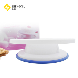 Soporte para hornear pasteles, herramientas de decoración, bandeja giratoria de plástico con caja de color, 28cm, oferta - Product Image 5