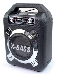 Lexiba — haut-parleur Xb 621 Portable, enceinte avec basses, Rechargeable, carte Tf, Usb, lecteur Mp3, 3 bandes, Radio Fm/Am/Sw