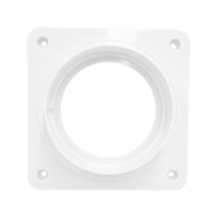 Raccord flexible composite carré-rond pour conduit d'air, connecteur de boîte de distribution d'air, joint de conduit d'évacuation de climatiseur portable