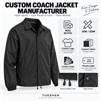 Veste coupe-vent en nylon pour homme avec logo personnalisé, respirante, imperméable, veste de coach à manches longues, vêtements d'extérieur