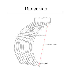 Autocollants de roue pour moto Kawasaki Z 900 2005-2009 2008 <span class=keywords><strong>2007</strong></span> - Product Image 6