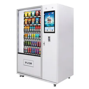Máquina expendedora combinada a la venta Distribuidor de máquina expendedora de monedas para aperitivos y bebidas