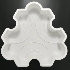 RF plastic cement interlocking brick block mold for concrete pavers color