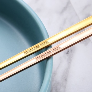 Set di cucchiai in acciaio inossidabile posate da tavola nuovo ristorante di moda - Product Image 4