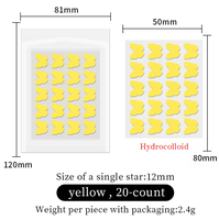 Patchs Hydrocolloïdes Colorés et Personnalisables pour Soins de la Peau, Anti-Acné, Invisibles, Marque Privée, OEM, Vente en Gros