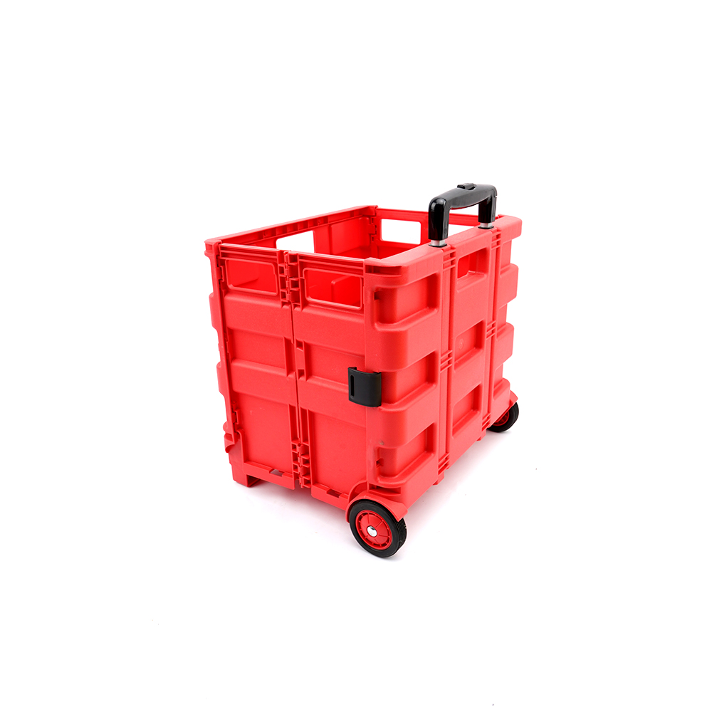 Распродажа от производителя двухколесная Складная ручная тележка с крышкой вращающаяся тележка для торгового центра Тележка для покупок