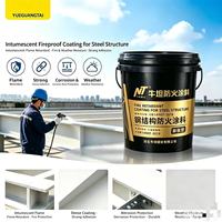 Revêtement ignifuge polyuréthane intumescent à base d'eau 2 heures pour structures en acier et en bois