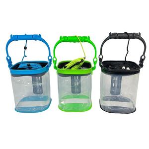 Visuitrusting EVA Outdoor Multifunctionele opvouwbare waterdichte transparante opslagemmer voor levende vissen Lichtgewicht 10-15L Draagbaar - Product Image 3