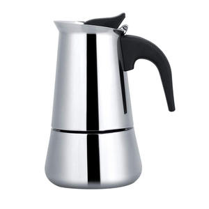 Cafetera <span class=keywords><strong>moka</strong></span> clásica de acero inoxidable, cafetera Europea portátil con calefacción - Product Image 1