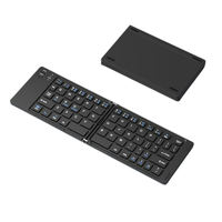 Teclado Plegable con Logotipo, Teclado Bluetooth para Celular, Ligero, Plegable, Teclado Bluetooth para Teléfono Celular Ligero y Plegable