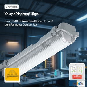 Lampada LED Impermeabile Orca 1x150 per Uso Interno ed Esterno - Product Image 3