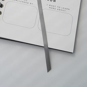Agenda de Lujo Tamaño A5 con Cubierta de Cuero, Diario con Logotipo Personalizado Impreso, Cuadernos con Encuadernación Cosida o Térmica para Regalo - Product Image 5