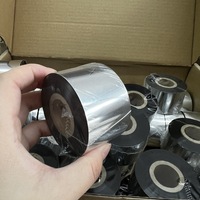 Pita Transfer termal TTR pita Printer komputer Resin perawatan cuci TDR380 45mm * 300m digunakan untuk pita tekstil dan garmen