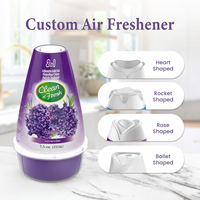 Désodorisant d'ambiance en gel réglable Runuzit de 7,5 oz (212 g) pour la maison, la voiture, le bureau, les toilettes, la désodorisation et l'aromathérapie, la garde-robe