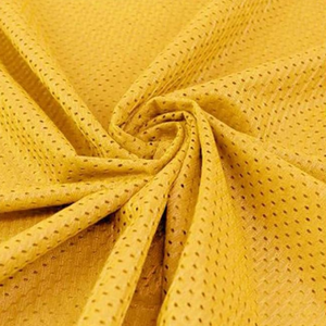 Tissu maille simple 100 % polyester 140 g/m² 160 g/m² 180 g/m² Tissu maille œil-de-perdrix tricoté à trous Tissu maille œil-de-perdrix - Product Image 3