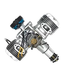New DLE120 <b>Gasoline</b> Engine UAV Power System 180W Exhaust 120CC Twin Cylinder Power Generation System RC Airplane - Product Image 5