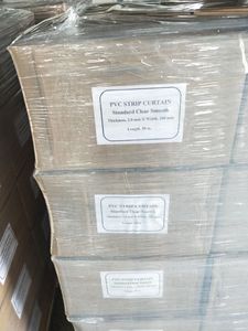 China fabriek hoge-dichtheid stofdichte PVC strip gordijn met 2mm dikte, brandwerend voor buitengebruik, ISO & CE gecertificeerd, flexibel - Product Image 6