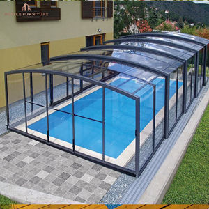 Couvercle de clôture de <span class=keywords><strong>piscine</strong></span> <span class=keywords><strong>rétractable</strong></span> haut de gamme-Structure en aluminium durable et protection UV - Product Image 6