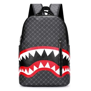New <b>backpack</b> <b>simple</b>, personalized, fashionable shark <b>backpack</b> - Product Image 2