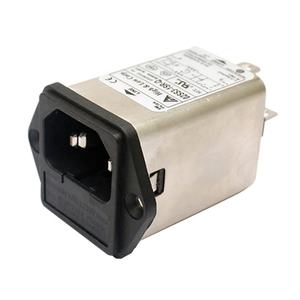 Kualitas tinggi sekrup dipasang Terminal modul masuk Filter 2A EMI Filter daya soket IEC C14 dengan tempat Sekring tunggal - Product Image 6