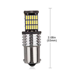 12V Canbus S25 lampadina LED 1156/BA15S/BAU15S P21W/PY21W 1157 BAY15D <span class=keywords><strong>P21</strong></span> 5W 4014 45SMD nuova auto moto indicatore di direzione luce freno - Product Image 1