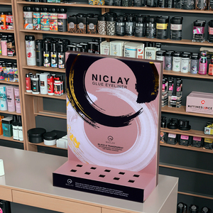 Smart Device CDU cartone ondulato bancone PDQ espositore in cartone piccolo pieghevole stand per profumo - Product Image 3