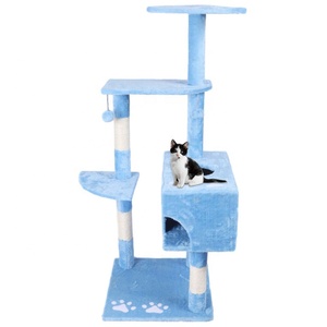 Venta al por mayor tamaño pequeño gato escalador apartamento Torre gato árbol - Product Image 5